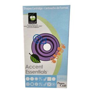Cricut Provo Craft Shapes Cartridge Accent Essentials Link Status Unknown